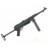 Страйкбольный пистолет-пулемет AGM MP-40 Black (MP007B)